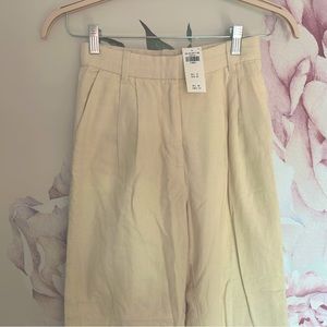 Abercrombie linen trouser size XS NWT